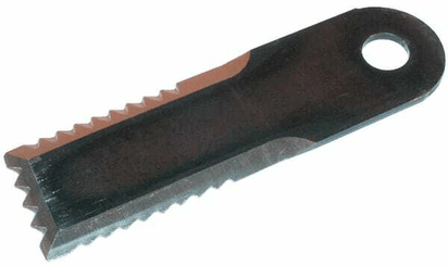 Pièces agricoles - Moissonneuses - Couteau de broyeur de paille 173x50x4 mm Ø 18 mm