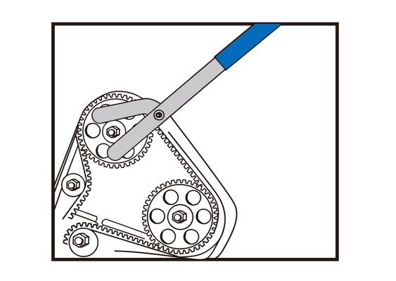 Outils - Outils divers - Outil de maintien de pignon d' arbre à cames