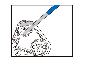 Outils - Outils divers - Outil de maintien de pignon d' arbre à cames
