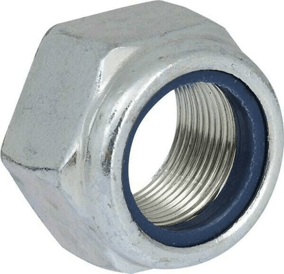 Pièces agricoles - Fasteners - Écrou de blocage hexagonal DIN985 M24x1,50 acier zingué |8| Kramp