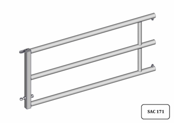 Accessoires et options matériel  - Matériel d'élevage - autre - PACK DE 12 ARRIERE MILKY AUTOLOCK EX3 DE  2.20M/3.50M (1.70M)