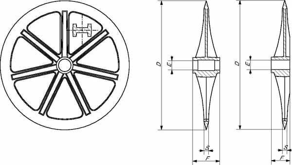 Pièces agricoles - Travail du sol - Disque de rouleau 150/50 GGG50