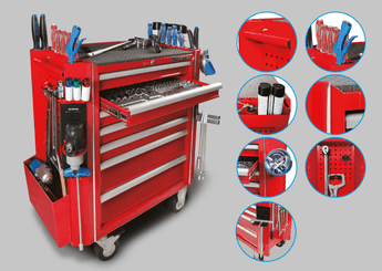 Outils - Outils divers - Support latéral perforé pour servante - 5 pièces