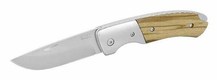 Couteau une lame LEO 200, manche en olivier, Richartz