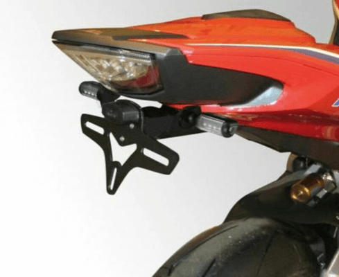 Pièces Quad & Motos - Equipement véhicule - Support de plaque R&G RACING noir Honda CBR1000RR