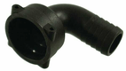 Raccord de tuyau 90° 60 mm avec connexion femelle T9