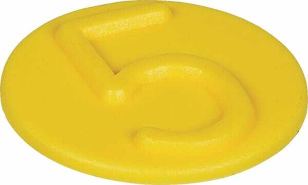 Pièces agricoles - Hydraulique - Clips de marquage 5 jaune