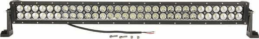 Barre lumineuse LED, 180W, 15300lm, rectangulaire, 12/24V, blanc, 805x57mm, manchon d'extrémité de câble, Combo, 60 LED, Kramp
