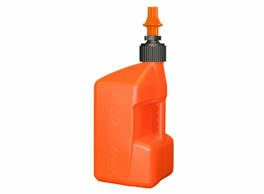 Pièces Quad & Motos - Transport - Garage - Paddock - Bidon d'essence TUFF JUG 20L orange translucide/bouchon orange - bouchon remplissage rapide