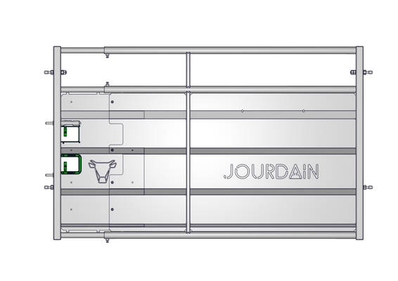 Materiels - Accessoires 100Kg-200Kg - BARRIERE -D- DE CONTENTION TOLEE REGLABLE 2.50M/3M V2