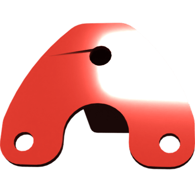 Pièces agricoles - Pièce divers - support soudé -peint