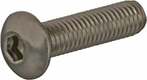 Vis tête bombée 6 pans creux M5x20 inox A2