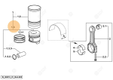 piston complet Deutz-Fahr origine