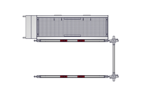 Accessoires et options matériel  - Matériel d'élevage - autre - RALLONGE DE COULOIR FIXE A SCELLER 2M