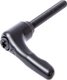 Levier de serrage GR2 M8x20 inclinable noir