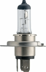Pièces agricoles - Eclairage - Ampoule Halogène tube H4 12V 55W P43t-38 blanc Philips