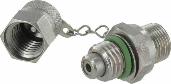 Pièces agricoles - Hydraulique - Point de mesure 3/8 WD RVS