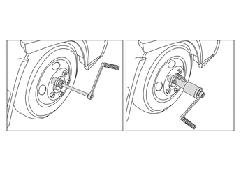 Outils - Outils divers - Débloqueur de roues 1:47