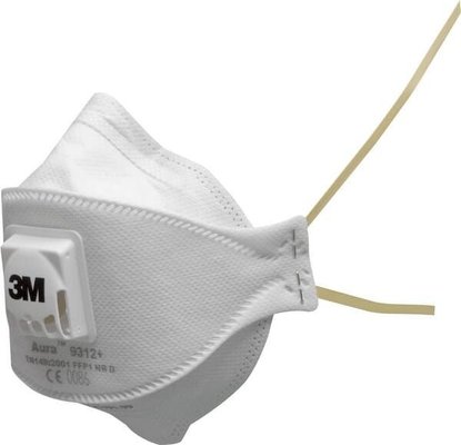 Vêtements et protections - Equipement - Masque anti-poussière FFP1 avec valve 9312+ 10 pièces
