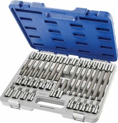 Outils - Outils divers - Coffret douilles créneaux 1/2