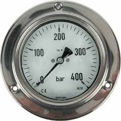 Pièces agricoles - Hydraulique - Manomètre 7216 100mmØ 0-400 pan.