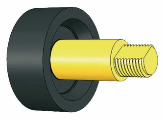 Pièces agricoles - Moissonneuses - Rouleau de support cplt.