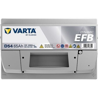 Pièces agricoles - Eclairage - Battery 12V 65Ah 650A D54 VARTA Dynamic EFB