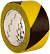 Ruban de signalisation des dangers 766, jaune/noir, 50 mm x33M, 3M™
