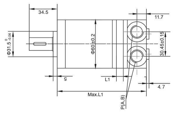 Pièces agricoles - Hydraulique - Moteur orbital 12cc Kramp