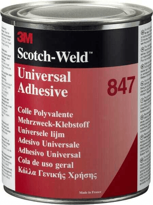 Chimie - Chimie divers - Adhésif caoutchouc et joint d’étanchéité haute performance 847, 150 ml, marron