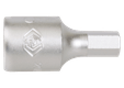 Douille tournevis monobloc 1/8 - 6 pans