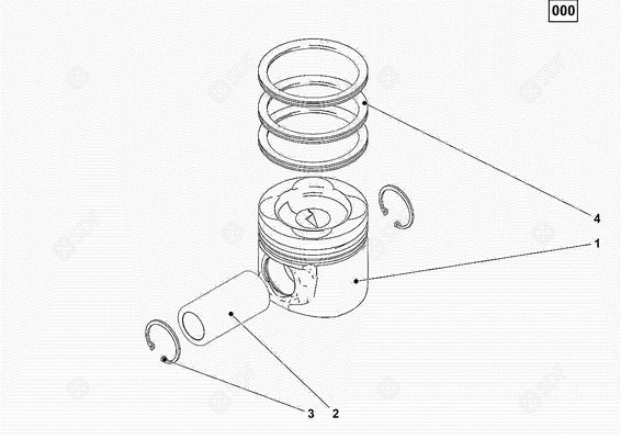 Pièces agricoles - Pieces moteur - SEGMENT Deutz-Fahr origine