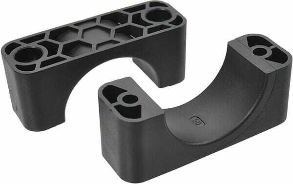 Pièces agricoles - Hydraulique - Demi-coq. noire lisse A6 50mm