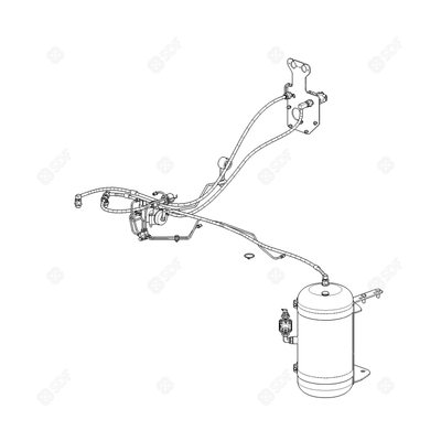 Pièces agricoles - Pièce divers - KIT GERMANY PNEUMATIC BRAKE