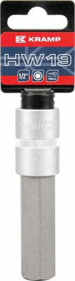 Outils - Outils divers - Douille de tournevis longue 1/2" Hex 19 mm
