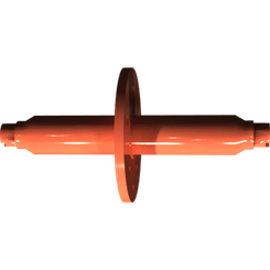 Pièces agricoles - Pièce divers - Essieu peint en noir