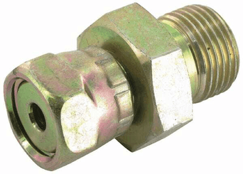 Pièces agricoles - Hydraulique - Nipple M/Fm 3/8" BSP x 9/16"
