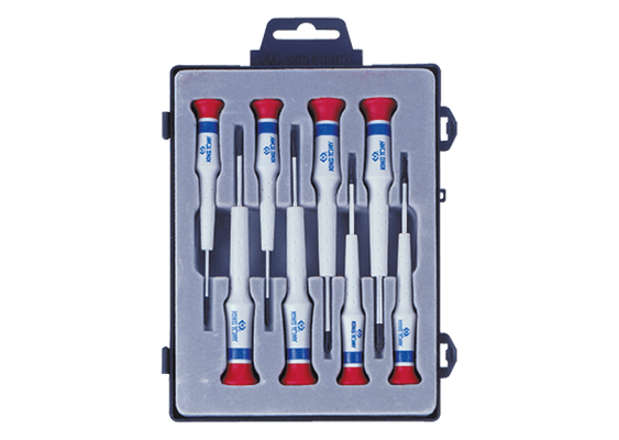 Outils - Outils divers - Jeu de 8 tournevis de précision Phillips et à fentes