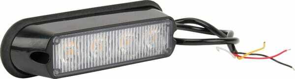 Pièces agricoles - Eclairage - Avertisseur flash LED orange 4x3W 12/24V
