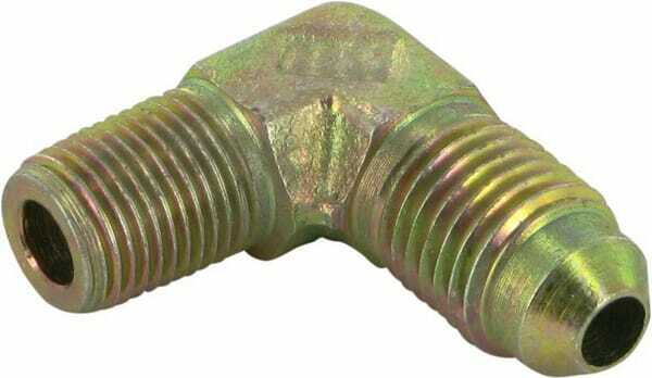 Pièces agricoles - Hydraulique - Raccord coudé 7/16JICx1/8BSPT