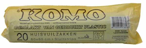 Chimie - Chimie divers - Sac poubelle Komo 60x80cm 20p.