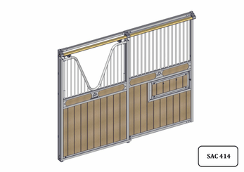 Accessoires et options matériel  - Matériel d'élevage - autre - FACADE SULLY COL DE CYGNE RESINE L.3M
