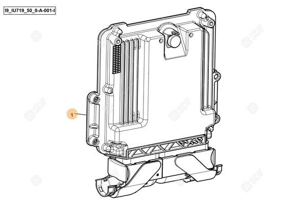 Pièces agricoles - Divers - ECU MD1CS089 + DATASET