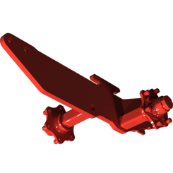 Pièces agricoles - Pièce Semoir - Cadre de roue l. sans frein peint