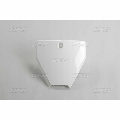 Pièces Quad & Motos - Plastiques - Plaque numéro frontale UFO blanc Husqvarna FC
