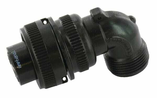 Pièces agricoles - Pièce Pulvérisateur - Fiche 4 broches femelle 90° MIL-C