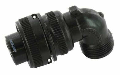 Pièces agricoles - Pièce Pulvérisateur - Fiche 4 broches femelle 90° MIL-C