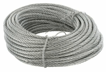 Pièces agricoles - Fasteners - Câble en acier galvanisé 6 mm, 30m