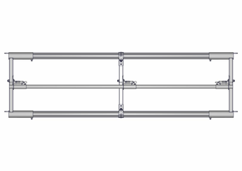 Materiels - Cornadis - PACK DE 6 PANNEAUX ENGRAISSEMENT 3TUBES L.4M