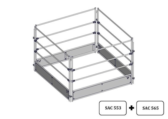 Materiels - Matériel d'élevage - autre - RATELIER BASIC PETIT BETAIL 1.60x1.60M BARRE GARROT